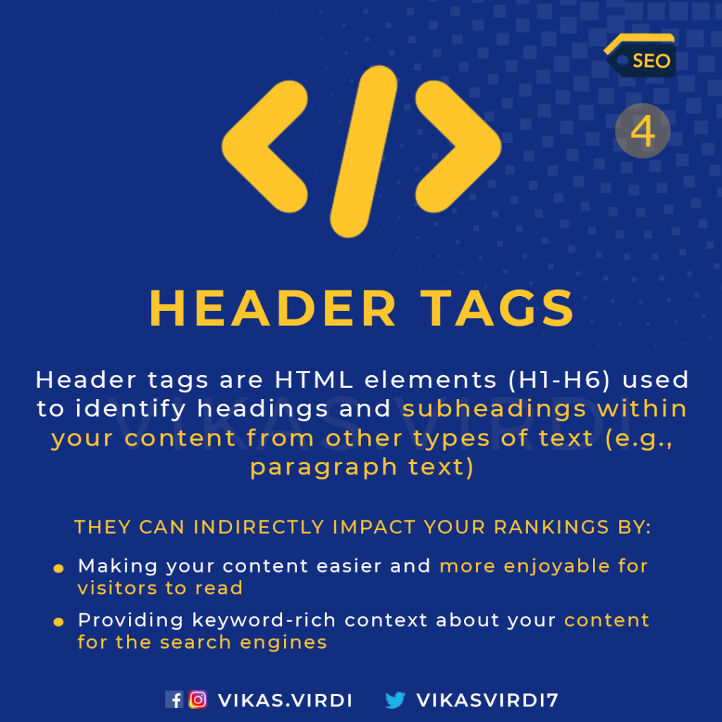 Header Tags